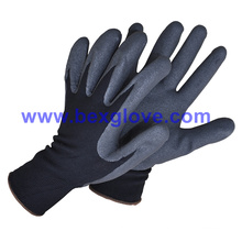 13 Gauge Nylon Liner, Nitrile Coating, Sandy Finish Safety Gloves